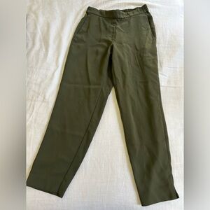 J.Crew Jamie pants with elastic waist - green
